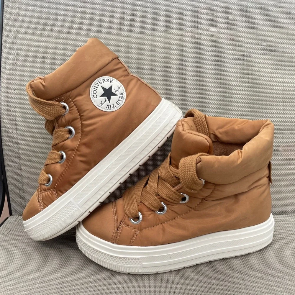 Converse Chuck Taylor All Star Move Platform Puffer Boots A17641C Mens 6 W 7.5